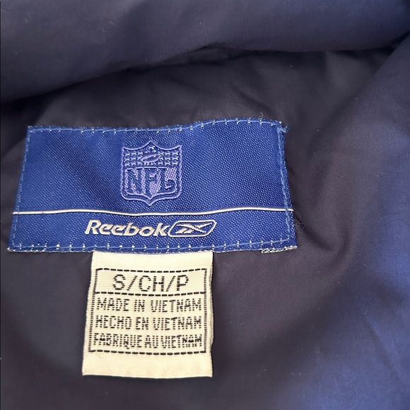 Reebok Navy Blue Jacket with Faux Fur Hood - Picture 2 of 6